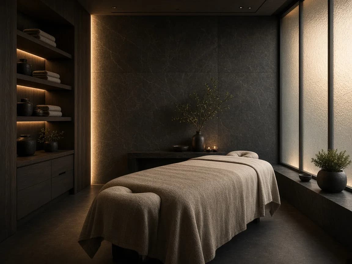 Sala de tratamientos del spa